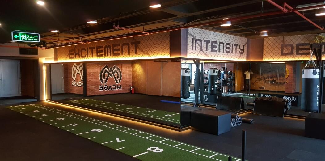 Metrofit Gym, Business Village — interior fit out by Primary Concept Design Studio